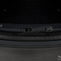 Geriffelter Kantenschutz für VW Caddy IV Schwarz Matt