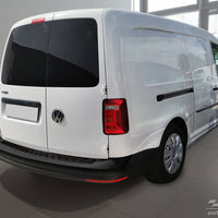 Geriffelter Kantenschutz für VW Caddy IV Schwarz Matt