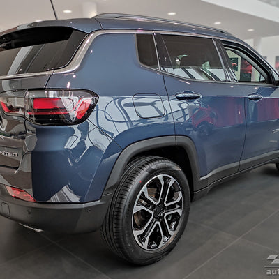 BLACK MATT EDITION  Kantenschutz für Jeep Compass Schwarz Matt