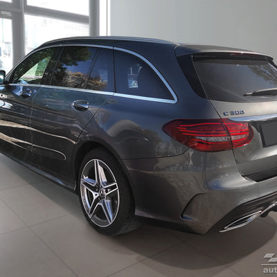 BLACK MATT EDITION  Kantenschutz für Mercedes C-Klasse W205 T-Modell Schwarz Matt