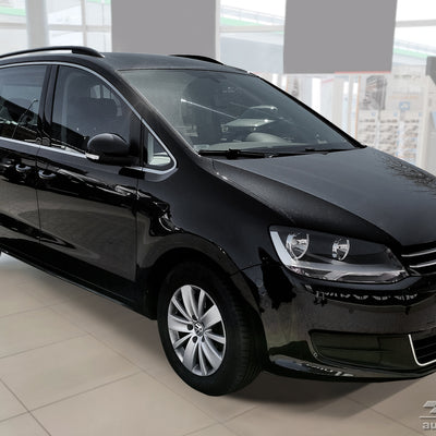 BLACK MATT EDITION  Kantenschutz für VW Sharan Seat Alhambara II Schwarz Matt