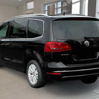 BLACK MATT EDITION  Kantenschutz für VW Sharan Seat Alhambara II Schwarz Matt