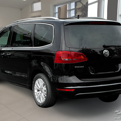 BLACK MATT EDITION  Kantenschutz für VW Sharan Seat Alhambara II Schwarz Matt