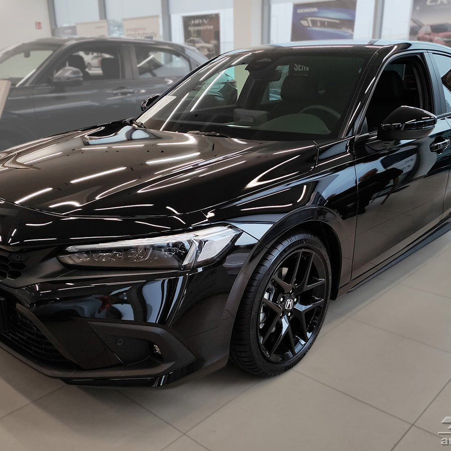 BLACK MATT Ladekantenschutz für HONDA CIVIC XI hatchback 2022-> Schwarz Matt