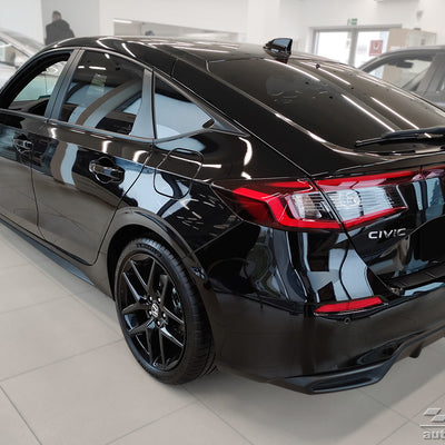 BLACK MATT Ladekantenschutz für HONDA CIVIC XI hatchback 2022-> Schwarz Matt