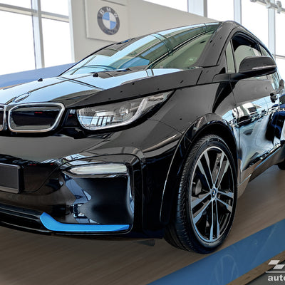 BLACK MATT Ladekantenschutz fürBMW i3  (i 01) hatchback 5d  2013-2017 Fl.2017-2022 Schwarz Matt