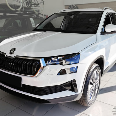 BLACK MATT Ladekantenschutz fürSKODA KAROQ FL2022->  / Sportline FL 2022-> Schwarz Matt