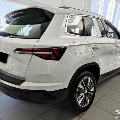 BLACK MATT Ladekantenschutz fürSKODA KAROQ FL2022->  / Sportline FL 2022-> Schwarz Matt