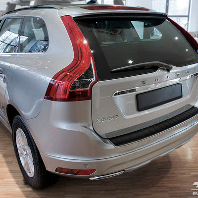 BLACK MATT Ladekantenschutz für VOLVO XC-60 2013-2017 Schwarz Matt
