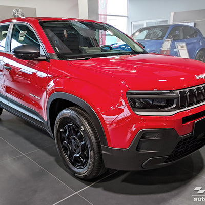 BLACK MATT Ladekantenschutz für JEEP AVENGER/ AVENGER EV 2023->   / JEEP AVENGER  e-Hybrid  2023-> Schwarz Matt
