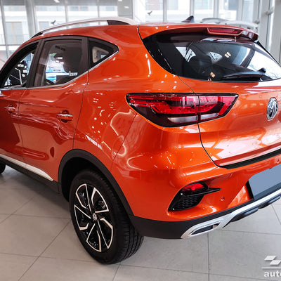BLACK MATT Ladekantenschutz für MG ZS FL.2019->2024/ MG ZS EV FL.2021-2024 Schwarz Matt