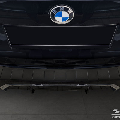 BLACK MATT Ladekantenschutz für BMW 3 G21 VII Touring M-pakiet 2022-> Schwarz Matt