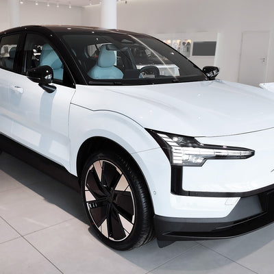 BLACK MATT Ladekantenschutz für VOLVO EX 30 2023-> Schwarz Matt