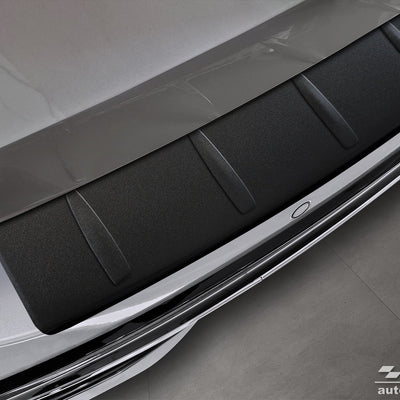 BLACK MATT Ladekantenschutz für VOLKSWAGEN PASSAT B9 VARIANT / R-line /Hybrid  2024-> Schwarz Matt