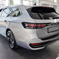BLACK MATT Ladekantenschutz für VOLKSWAGEN PASSAT B9 VARIANT / R-line /Hybrid  2024-> Schwarz Matt