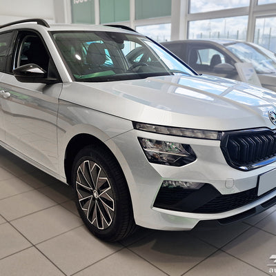 BLACK MATT Ladekantenschutz für SKODA KAMIQ crossover FL 2024-> Schwarz Matt