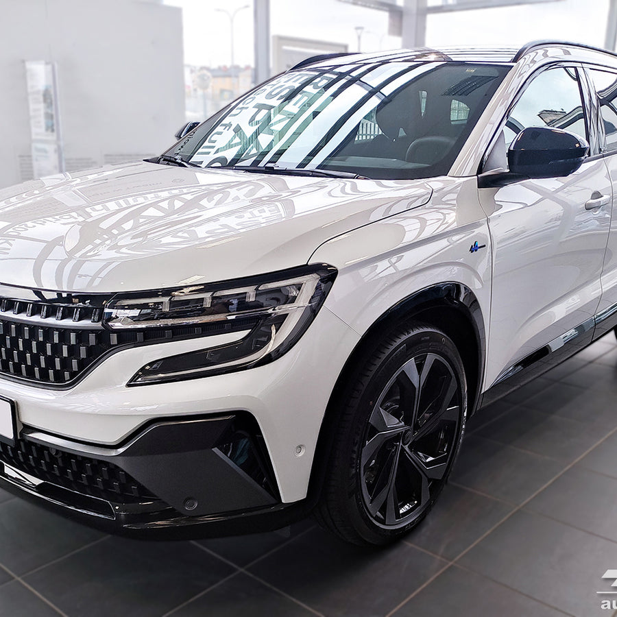 BLACK MATT Ladekantenschutz für RENAULT  ESPACE VI E-TECH FULL HYBRID 2023-> Schwarz Matt