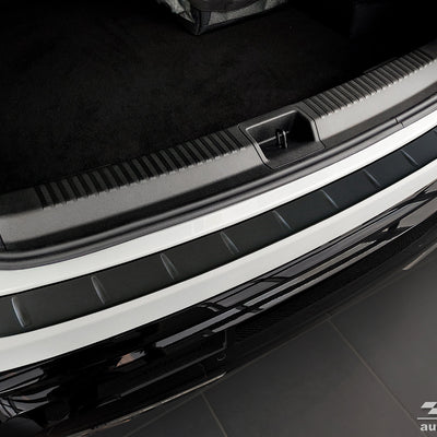 BLACK MATT Ladekantenschutz für RENAULT  ESPACE VI E-TECH FULL HYBRID 2023-> Schwarz Matt