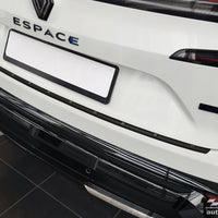 BLACK MATT Ladekantenschutz für RENAULT  ESPACE VI E-TECH FULL HYBRID 2023-> Schwarz Matt