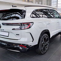 BLACK MATT Ladekantenschutz für RENAULT  ESPACE VI E-TECH FULL HYBRID 2023-> Schwarz Matt