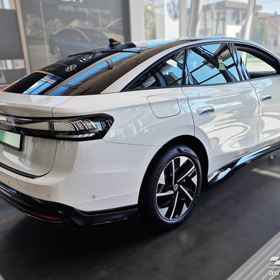 BLACK MATT Ladekantenschutz für VOLKSWAGEN ID.7 2023-> Schwarz Matt