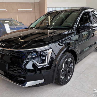 BLACK MATT Ladekantenschutz für KIA NIRO II HYBRID/ NIRO II EV  2022-> Schwarz Matt