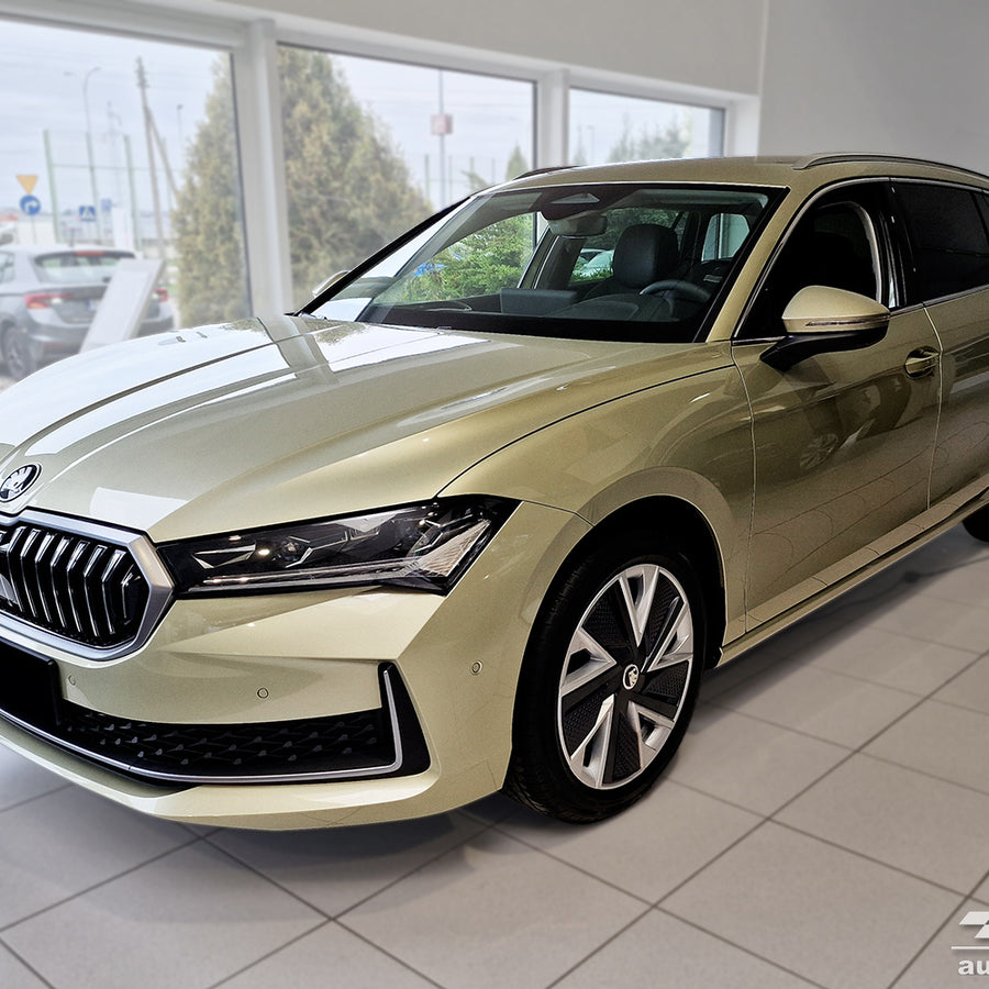 BLACK MATT Ladekantenschutz für SKODA SUPERB IV COMBI 2024-> Schwarz Matt