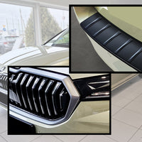 BLACK MATT Ladekantenschutz für SKODA SUPERB IV COMBI 2024-> Schwarz Matt