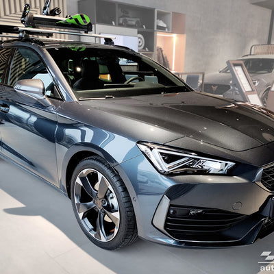 BLACK MATT Ladekantenschutz für SEAT  LEON IV Sportstourer  / FR  2020-2024, FL2024-> Schwarz Matt