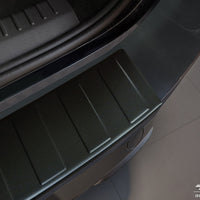 BLACK MATT Ladekantenschutz für SEAT  LEON IV Sportstourer  / FR  2020-2024, FL2024-> Schwarz Matt
