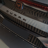 BLACK MATT Ladekantenschutz für SEAT  LEON IV Sportstourer  / FR  2020-2024, FL2024-> Schwarz Matt