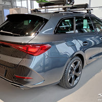 BLACK MATT Ladekantenschutz für SEAT  LEON IV Sportstourer  / FR  2020-2024, FL2024-> Schwarz Matt