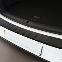 BLACK MATT Ladekantenschutz für SEAT  LEON IV Sportstourer  / FR  2020-2024, FL2024-> Schwarz Matt