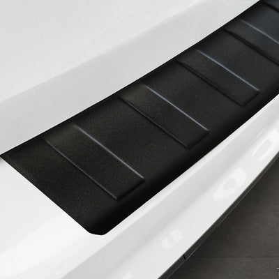 BLACK MATT Ladekantenschutz für AUDI  A4 B9 Avant/ S-line 2015-2019, FL2019-> Schwarz Matt