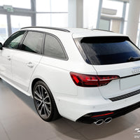 BLACK MATT Ladekantenschutz für AUDI  A4 B9 Avant/ S-line 2015-2019, FL2019-> Schwarz Matt