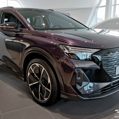 BLACK MATT Ladekantenschutz für AUDI Q4 E-TRON/ Q4 E-TRON SPORTBACK 2021-> Schwarz Matt
