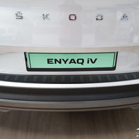 BLACK MATT Ladekantenschutz für SKODA  ENYAQ IV 2020->  / SKODA ENYAQ Coupe IV 2022-> Schwarz Matt