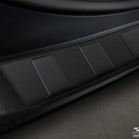 BLACK MATT Ladekantenschutz für TOYOTA  RAV4 V generation /Hybrid 2018-> Schwarz Matt