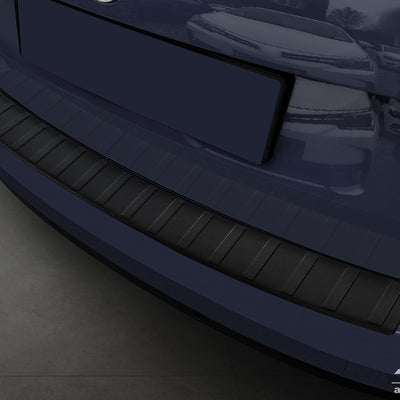 BLACK MATT Ladekantenschutz für SKODA  OCTAVIA III combi FL2016-2019 Schwarz Matt