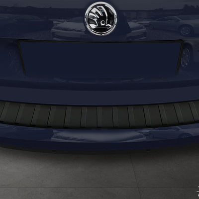 BLACK MATT Ladekantenschutz für SKODA  OCTAVIA III combi FL2016-2019 Schwarz Matt
