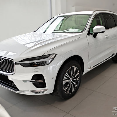 BLACK MATT Ladekantenschutz für VOLVO  XC60 II / R-Design 2017-2021, FL2021-> Schwarz Matt