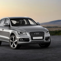 Carbon Ladekantenschutzleiste für Audi Q5 Rot-Schwarz