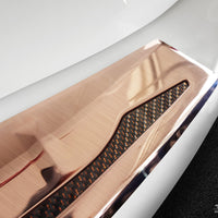 Carbon Ladekantenschutzleiste für BMW  X3 ( F97 ) M Competition 2019-2021 / G01 M-pakiet / M-Sport 2017-2021, FL2021-2024 Kupfer poliert - Carbon