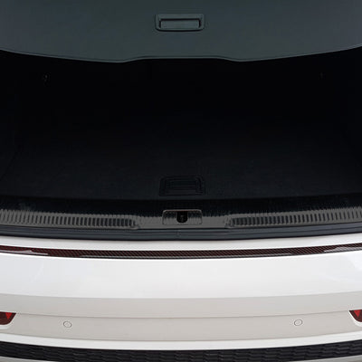 Carbon Ladekantenschutzleiste für Audi Q3 Rot-Schwarz