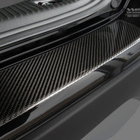 Carbon Ladekantenschutzleiste für OPEL MOKKA X 2016-> Schwarz Carbon