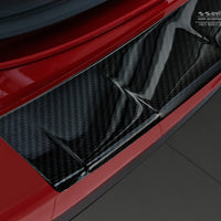 Carbon Ladekantenschutzleiste für MAZDA  CX-5 2017-> Schwarz Carbon