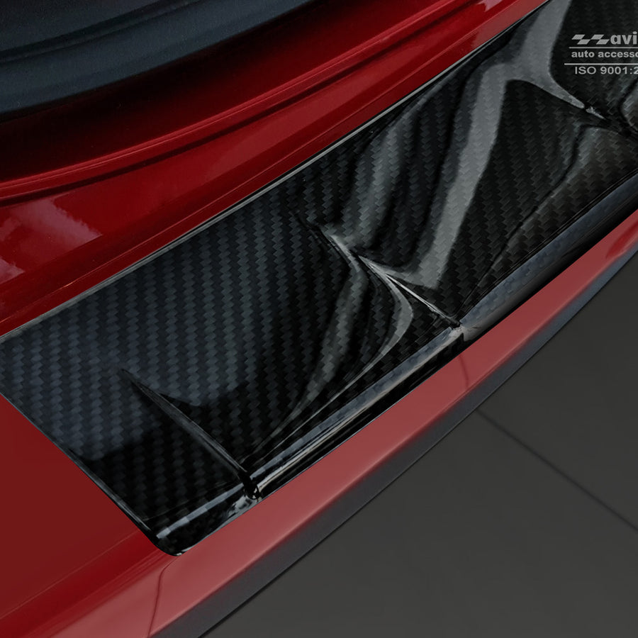 Carbon Ladekantenschutzleiste für MAZDA  CX-5 2017-> Schwarz Carbon