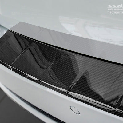 Carbon Ladekantenschutzleiste für AUDI  A4 B9 avant 2015-> Schwarz Carbon