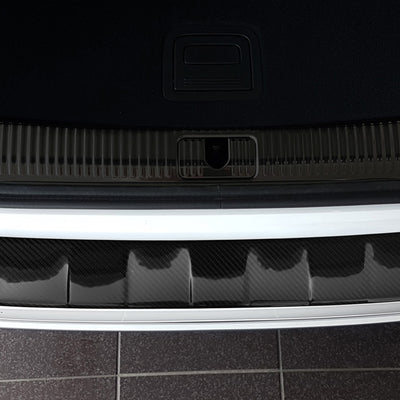 Carbon Ladekantenschutzleiste für AUDI  A4 B9 avant 2015-> Schwarz Carbon