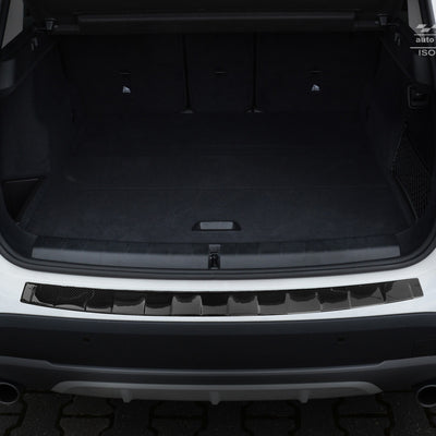 Carbon Ladekantenschutzleiste für BMW  X1 F48  2015-> Schwarz Carbon